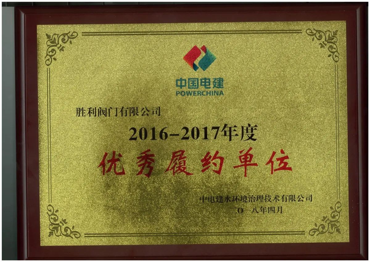 PowerChina Outstanding Performance Partner